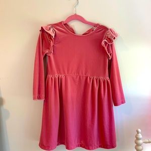 crewcuts pink flutter dress size 6
